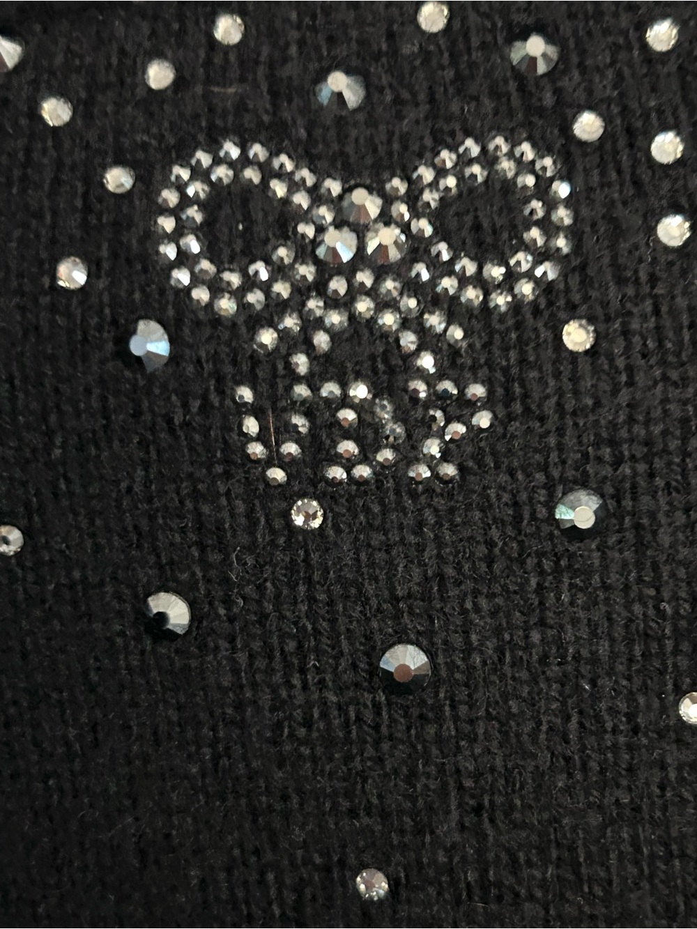 VDP Embellished Black Sweater Cape Zip up details - Picture 9 of 15